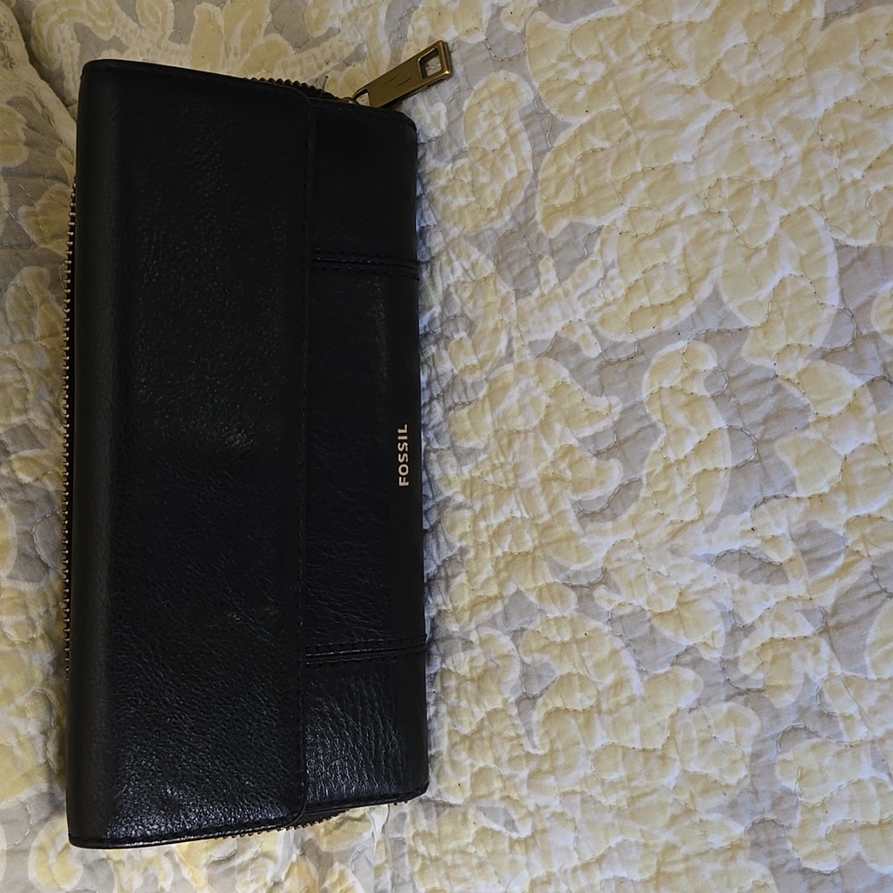 Fossil leather wallet